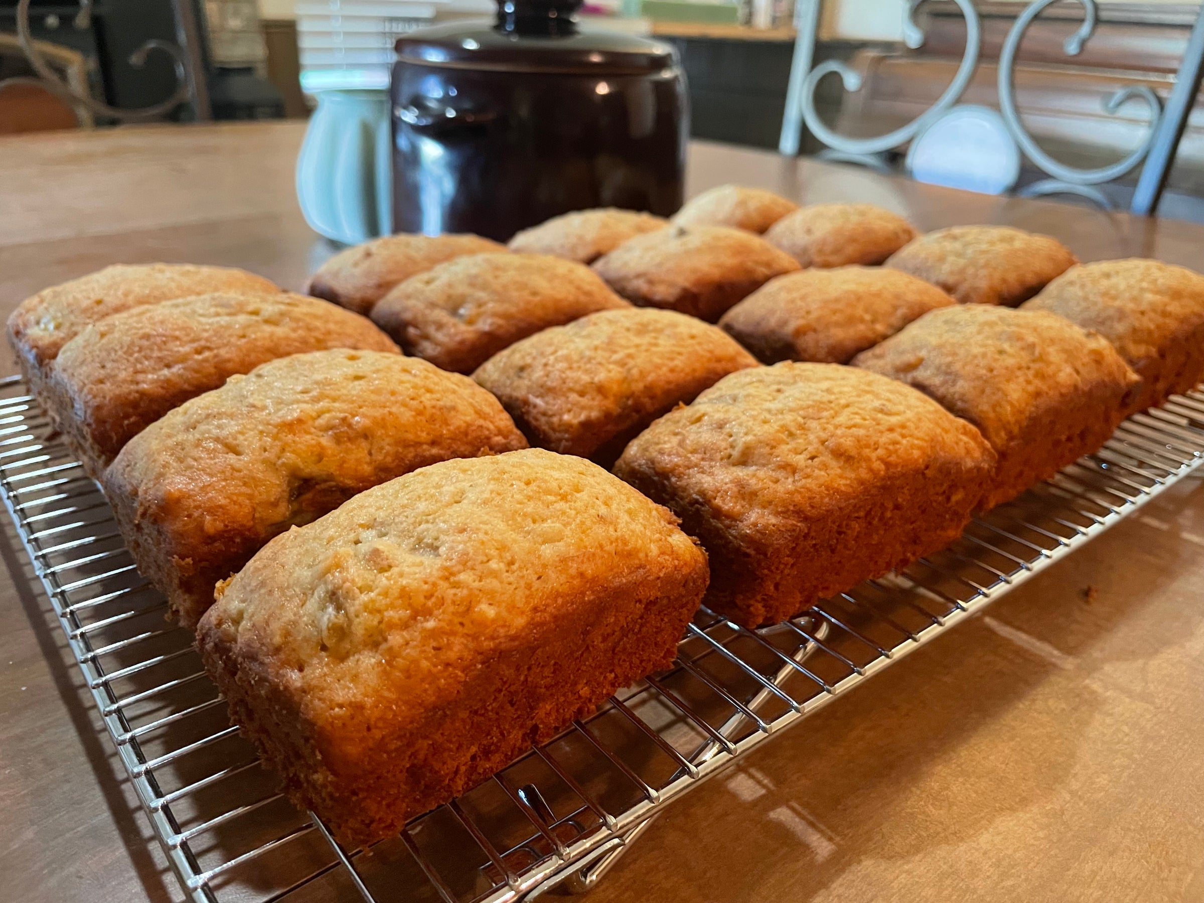 Mini Banana Bread Loaves Old Colony Bakehouse